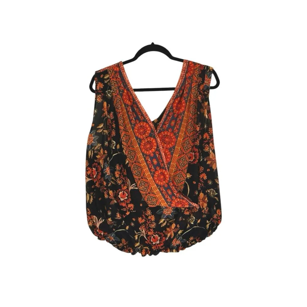 Free People Havana Sleeveless Surplice Top - Picture 2 of 11